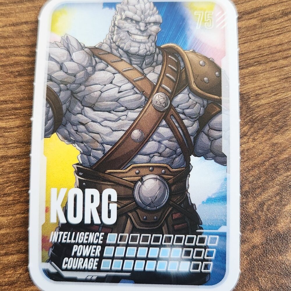 Loblaws Marvel Card - 75 Korg - MAKE A BUNDLE!!